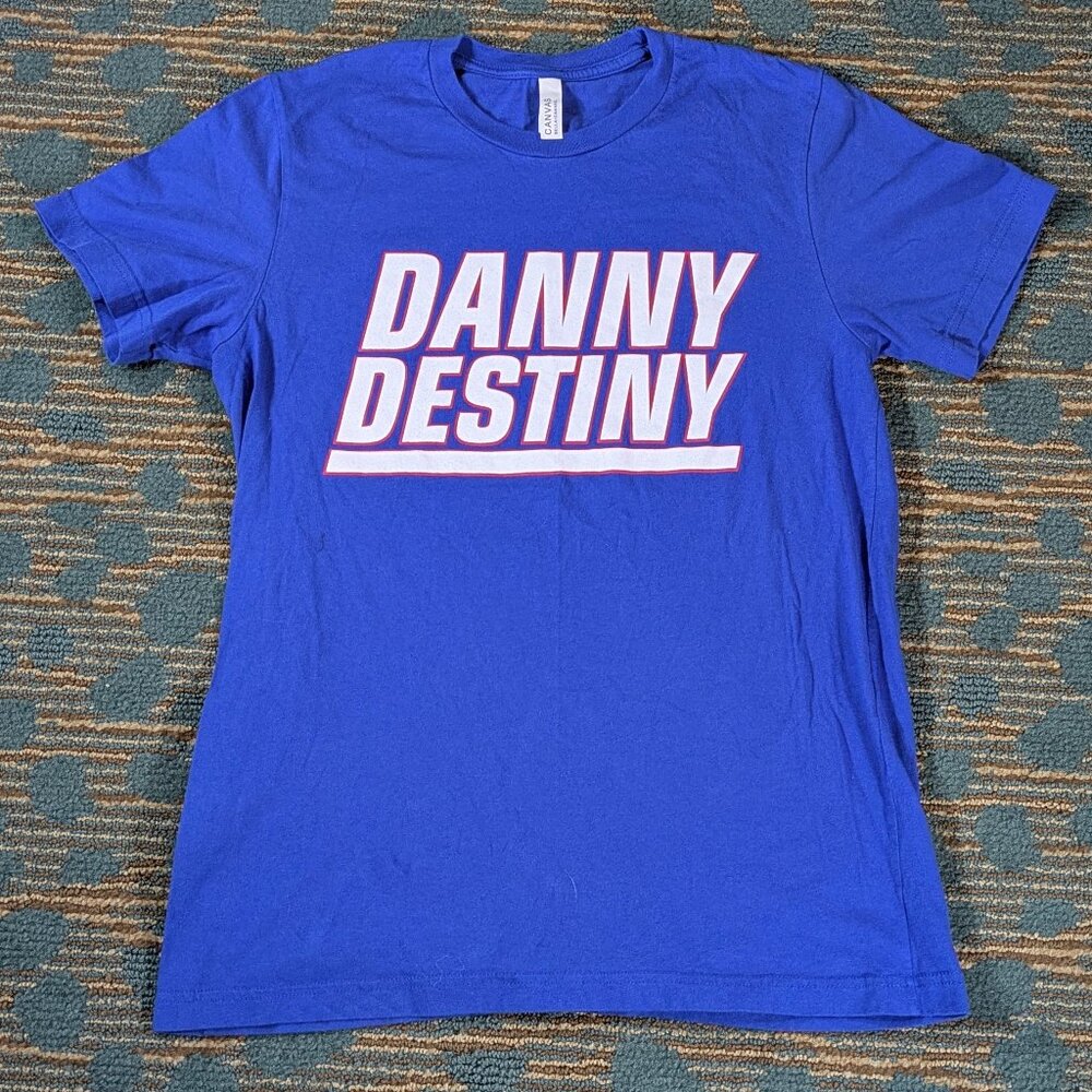Danny Destiny T Medium Daniel Jones Rare shirt barstool sports GIANTS COLTS